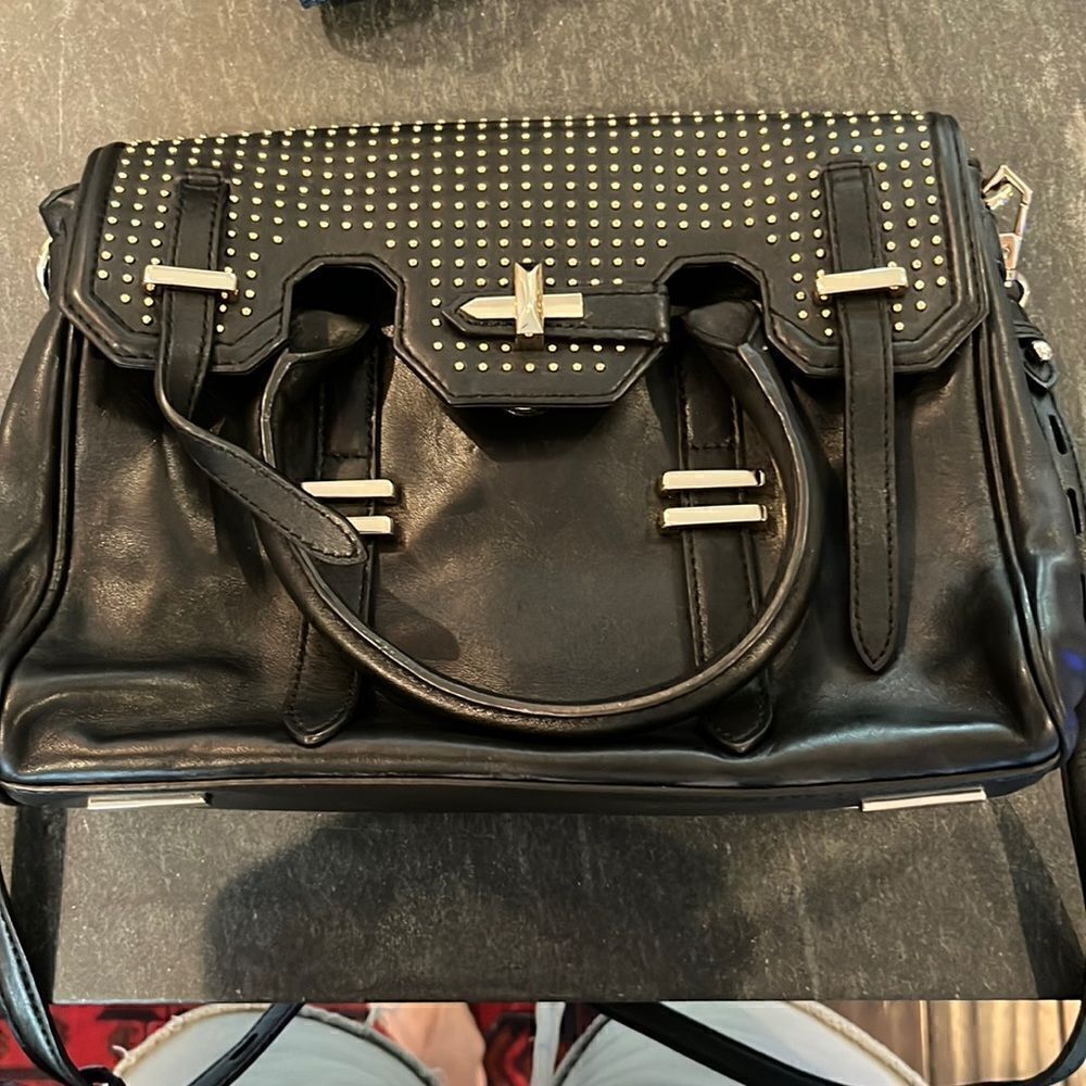 COPY - Rebecca Minkoff Black and gold Bag